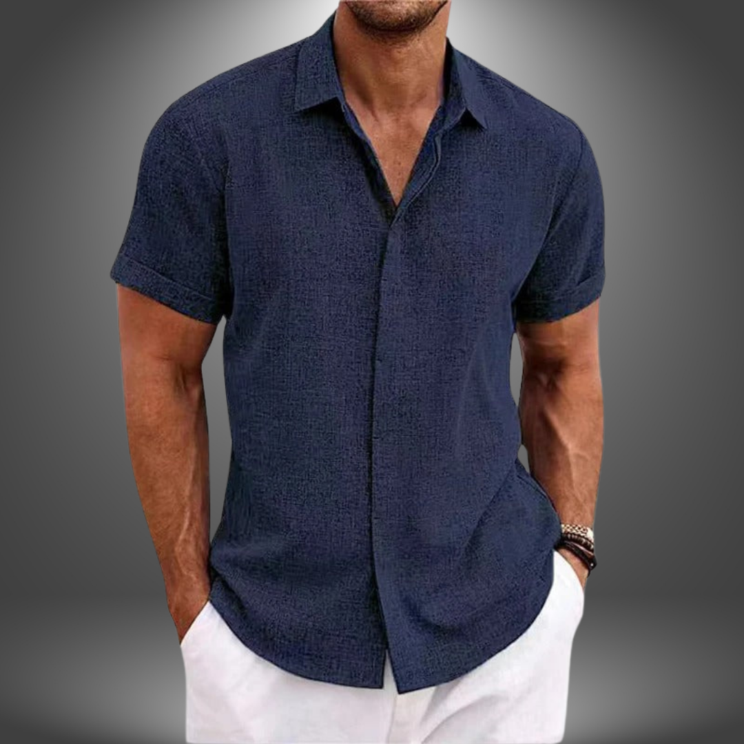 Venezia Raffinata™ | Camicia a Maniche Corte da Uomo