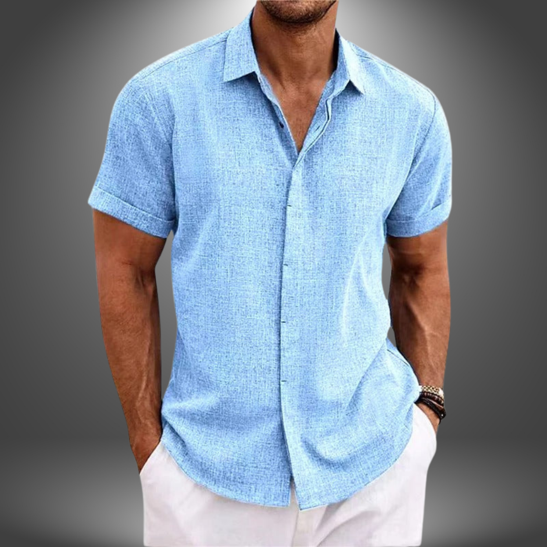 Venezia Raffinata™ | Camicia a Maniche Corte da Uomo