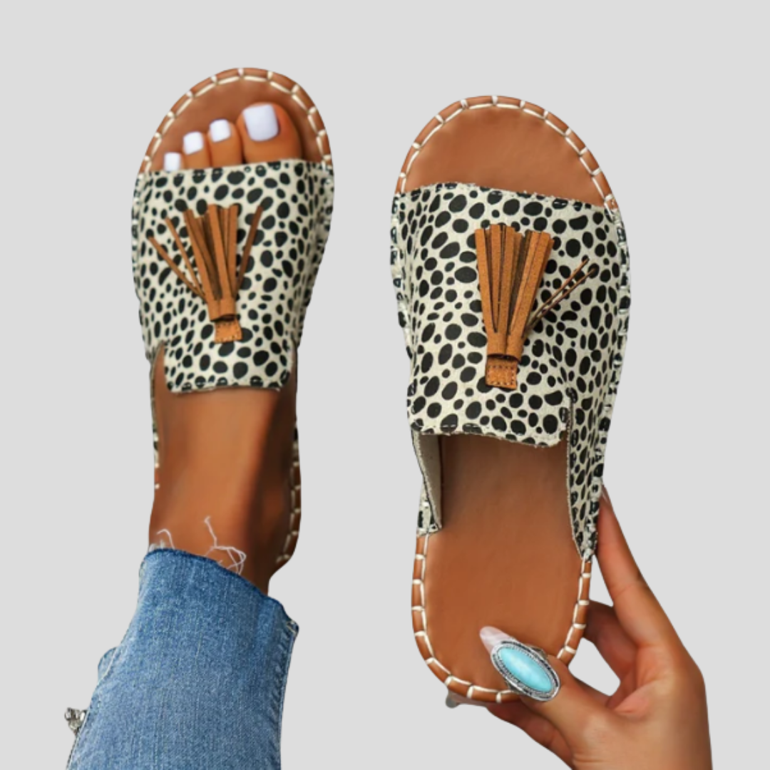 Luana™ | Sandali con Frange e Dettagli Boho-Chic