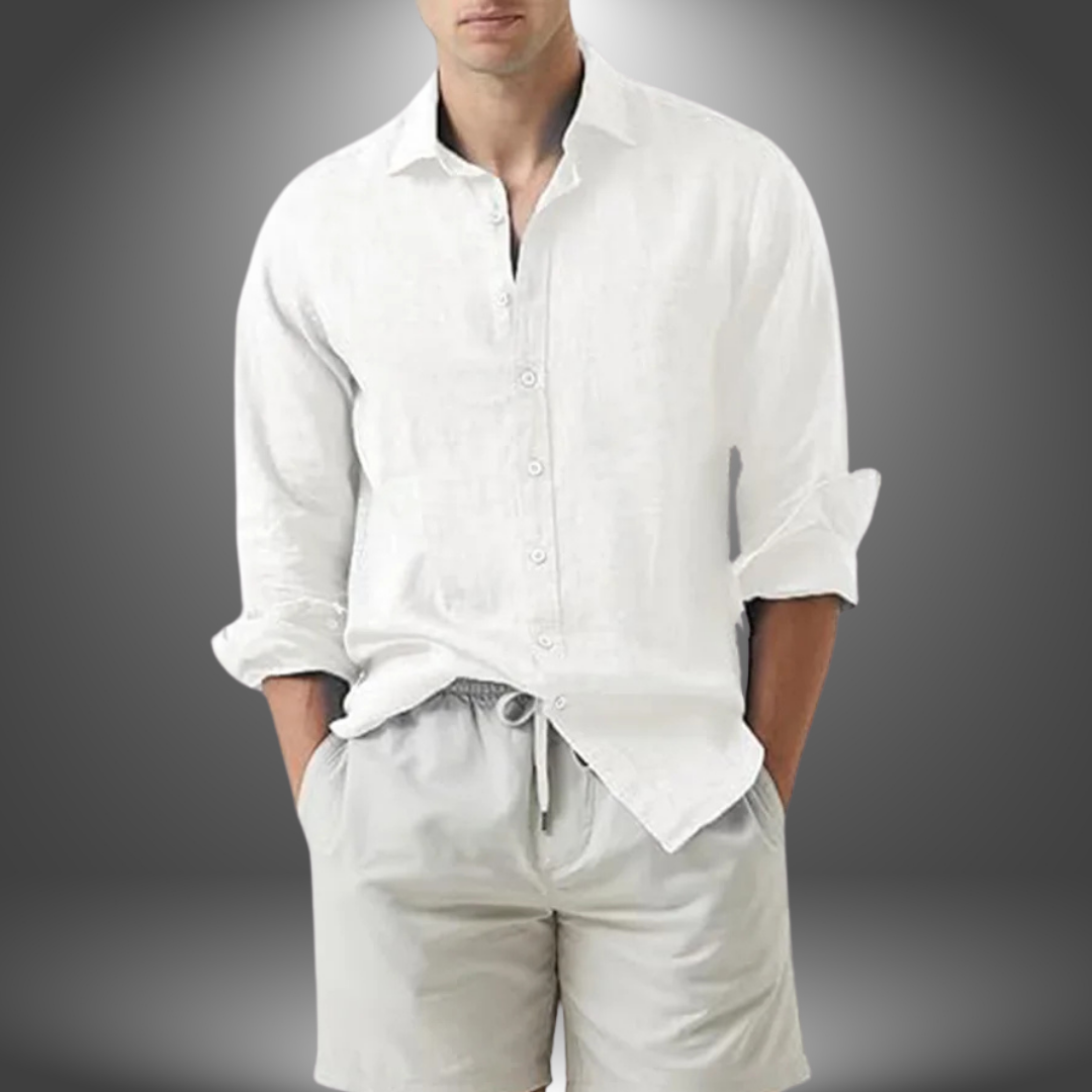 Venezia Raffinata™ | Camicia Artigianale in Cotone e Lino