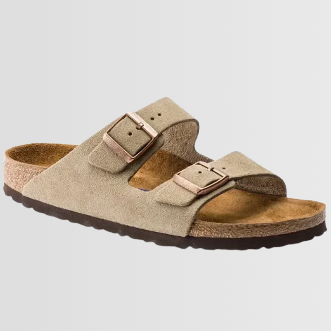 Sofia™ | Sandali in suede con doppia fibbia