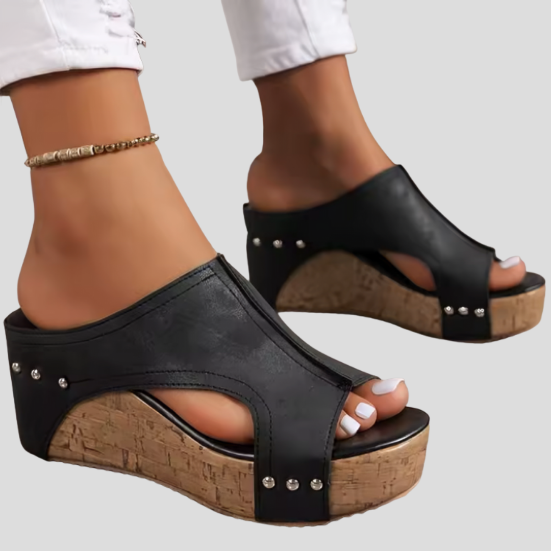 Amelia™ | Sandali Eleganti con Tacco e Comfort Ortopedico