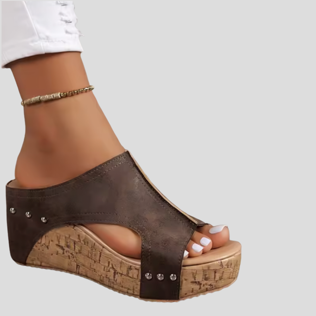 Amelia™ | Sandali Eleganti con Tacco e Comfort Ortopedico