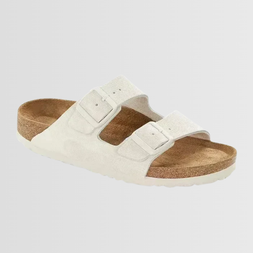 Sofia™ | Sandali in suede con doppia fibbia