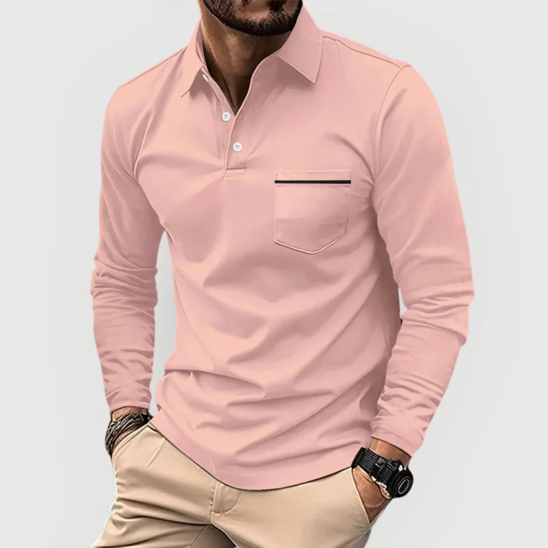 Raffaele™ | Polo elegante e comoda con taschino pratico