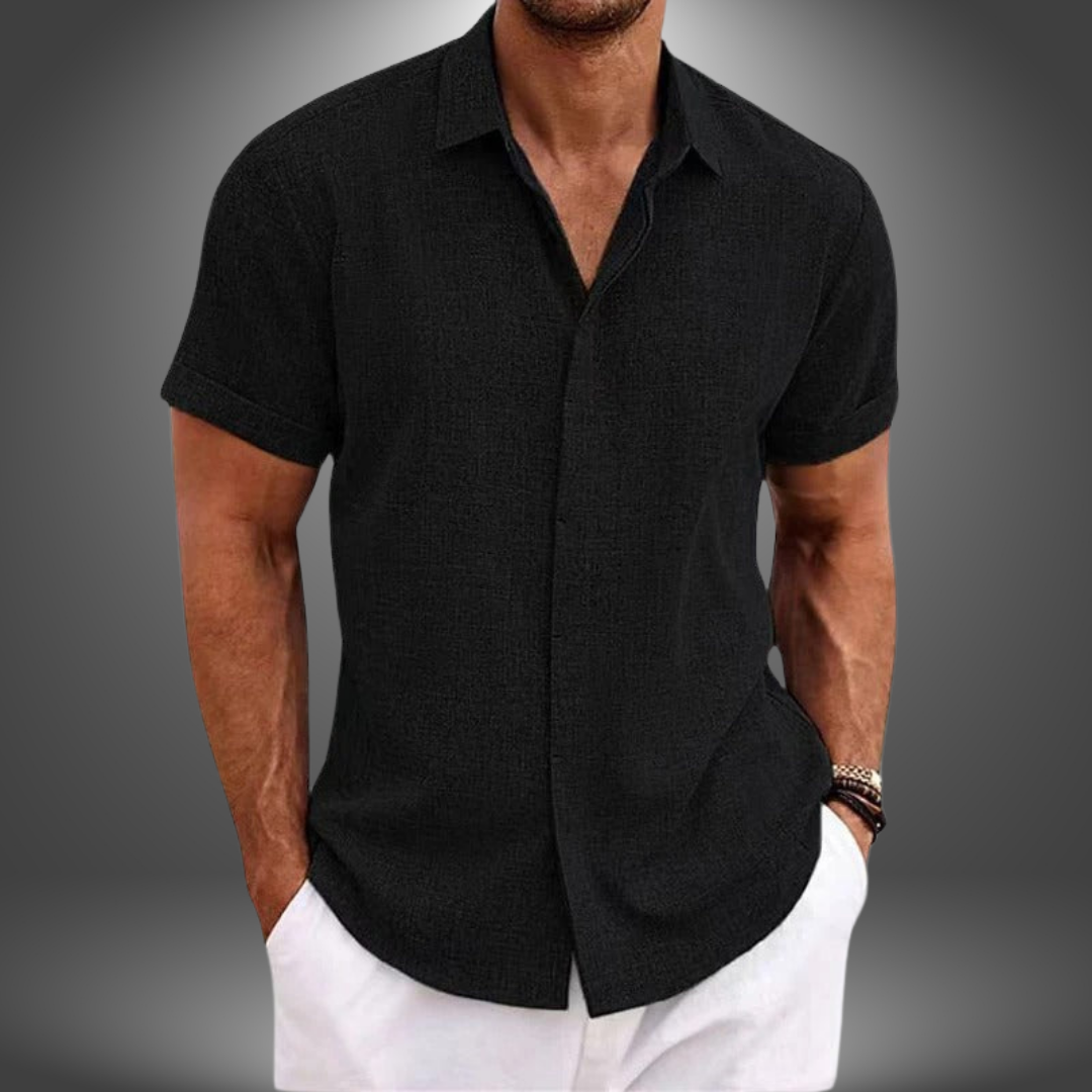 Venezia Raffinata™ | Camicia a Maniche Corte da Uomo