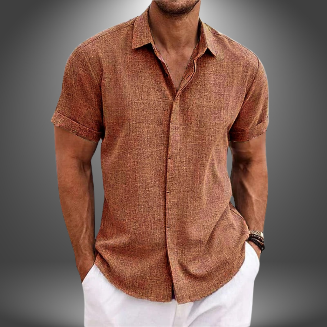 Venezia Raffinata™ | Camicia a Maniche Corte da Uomo