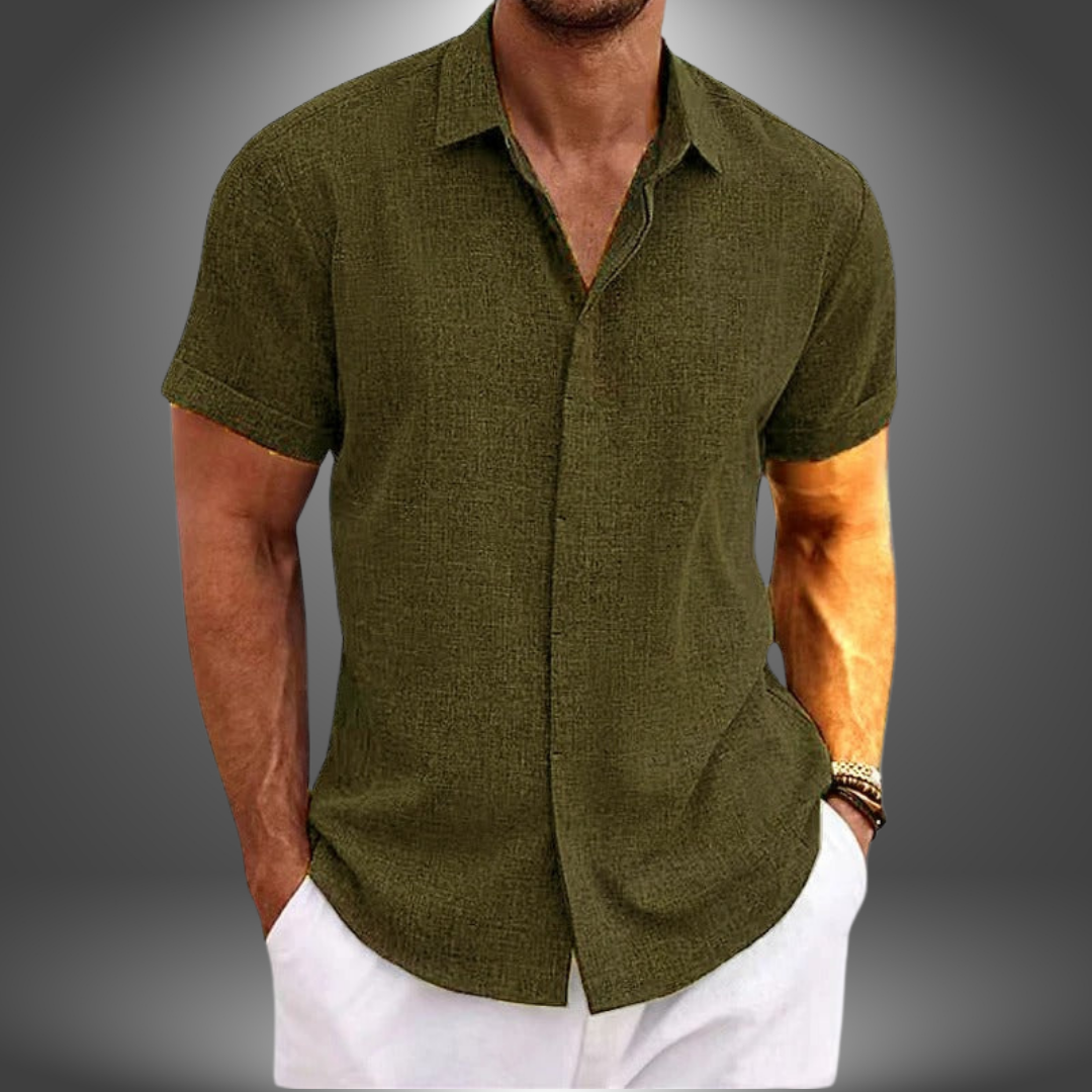 Venezia Raffinata™ | Camicia a Maniche Corte da Uomo