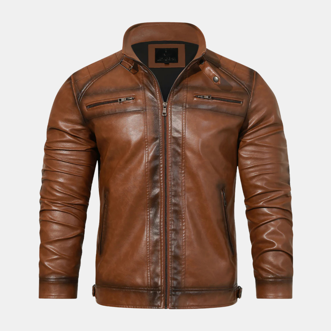 Roadster™ | Giacca in pelle impermeabile