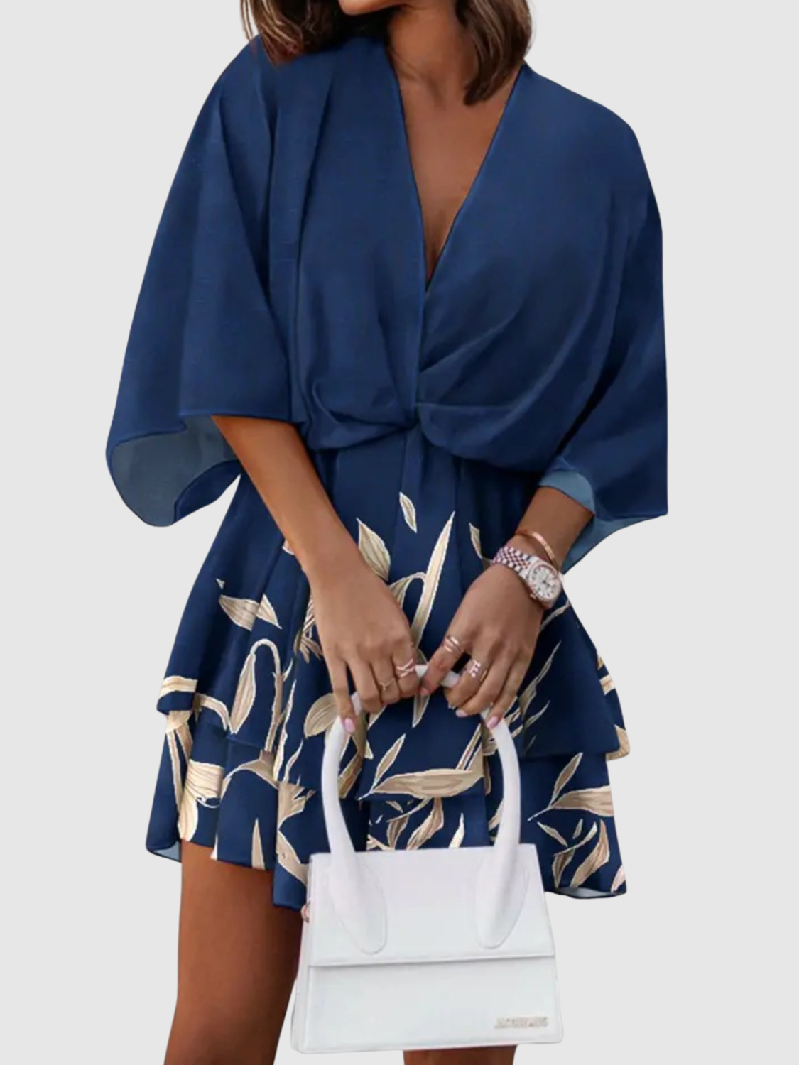 Macy™ | Abito floreale in raso