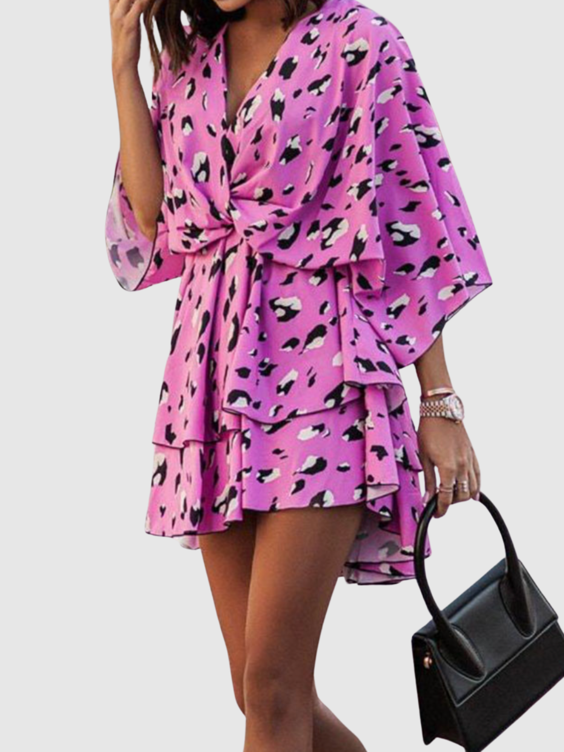 Macy™ | Abito floreale in raso