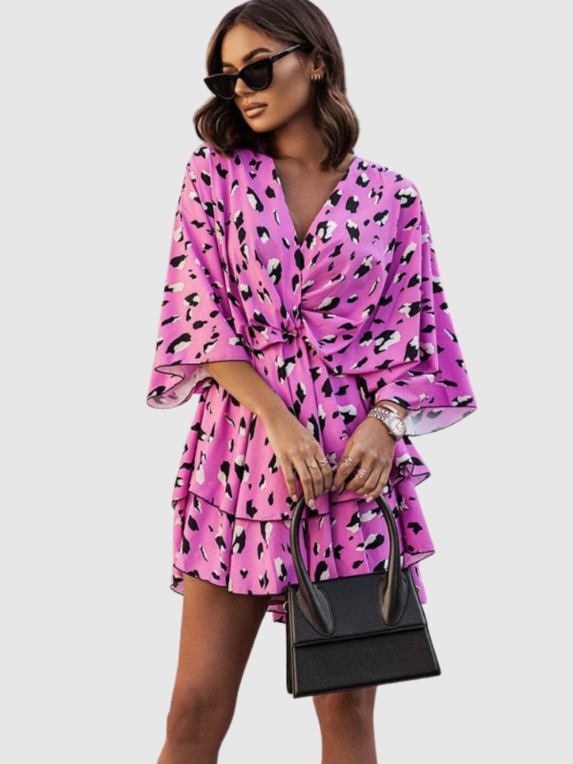 Macy™ | Abito floreale in raso