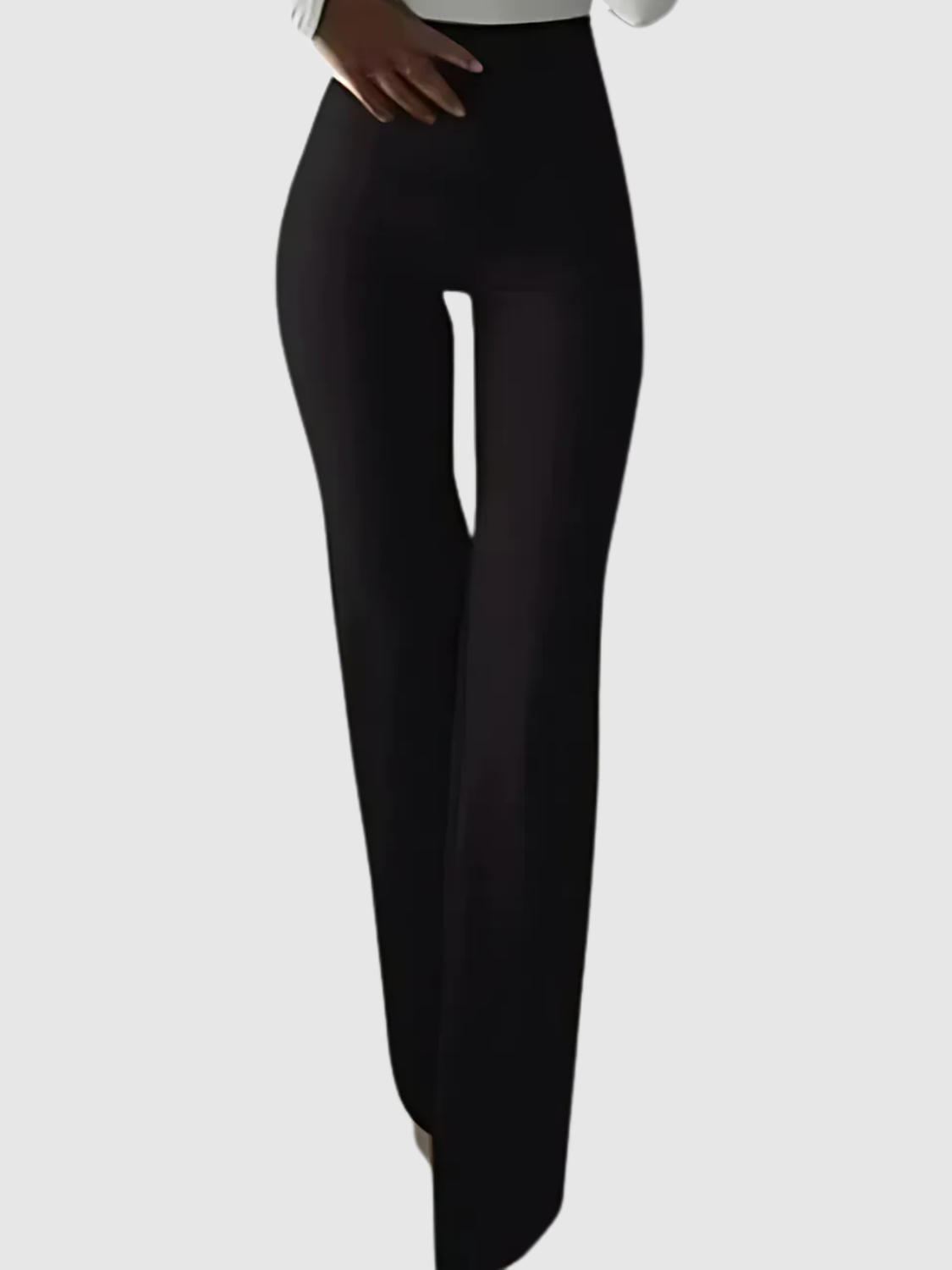 Valentina™ | Pantaloni a zampa in tessuto premium