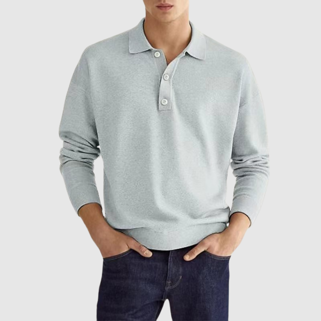 Aldo™ | Polo a maniche lunghe premium