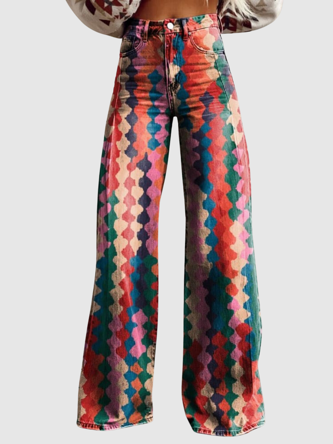 Rebecca™ | Pantaloni vintage a strisce