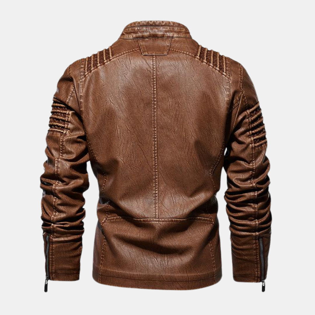 Kingdom™ | Giacca in Pelle a coste