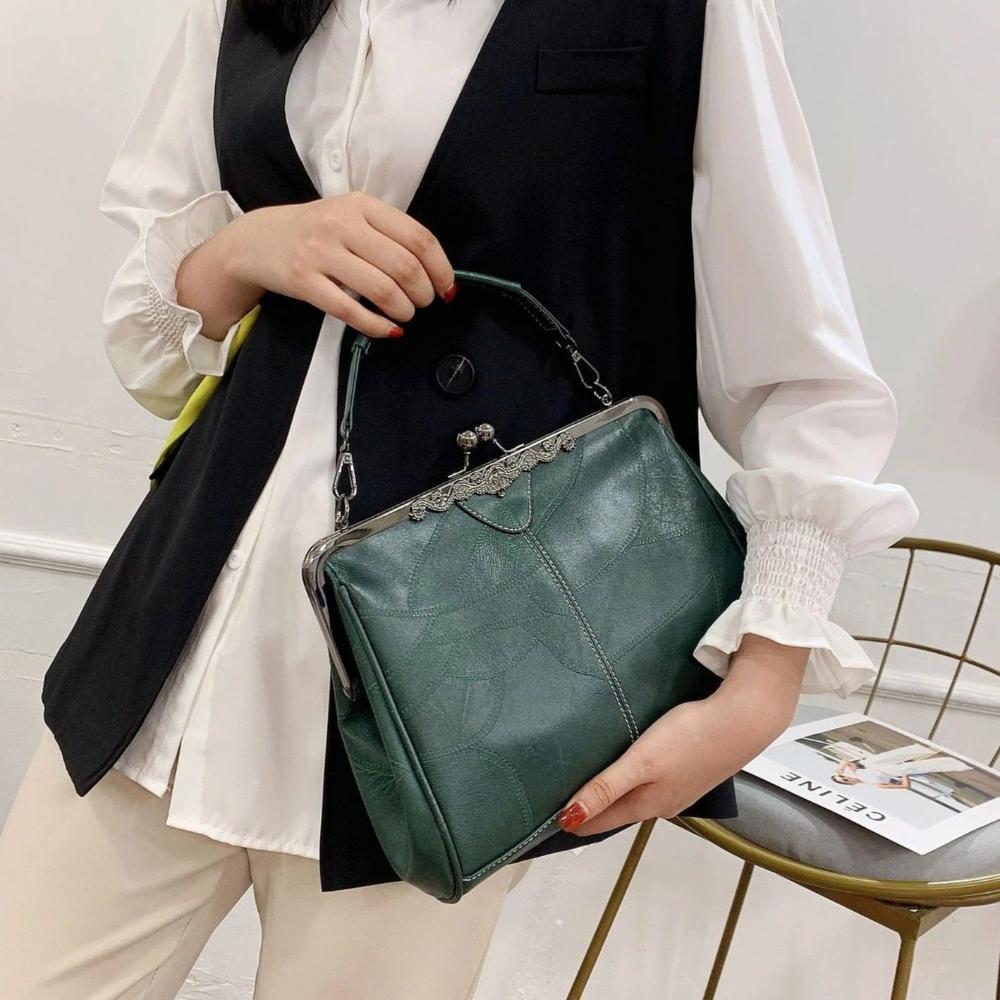 Mila | Borsa a tracolla vintage con chiusura a pattina