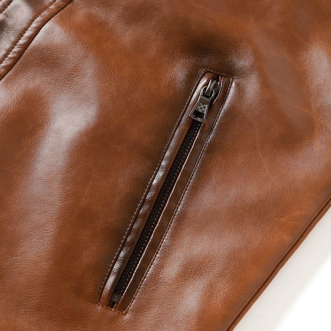 Roadster™ | Giacca in pelle impermeabile