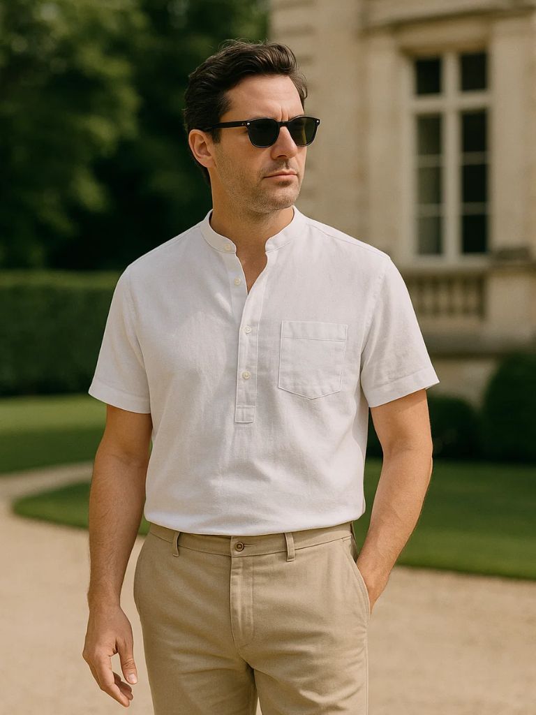 Marcello™ | Camicia Estiva in Cotone e Lino