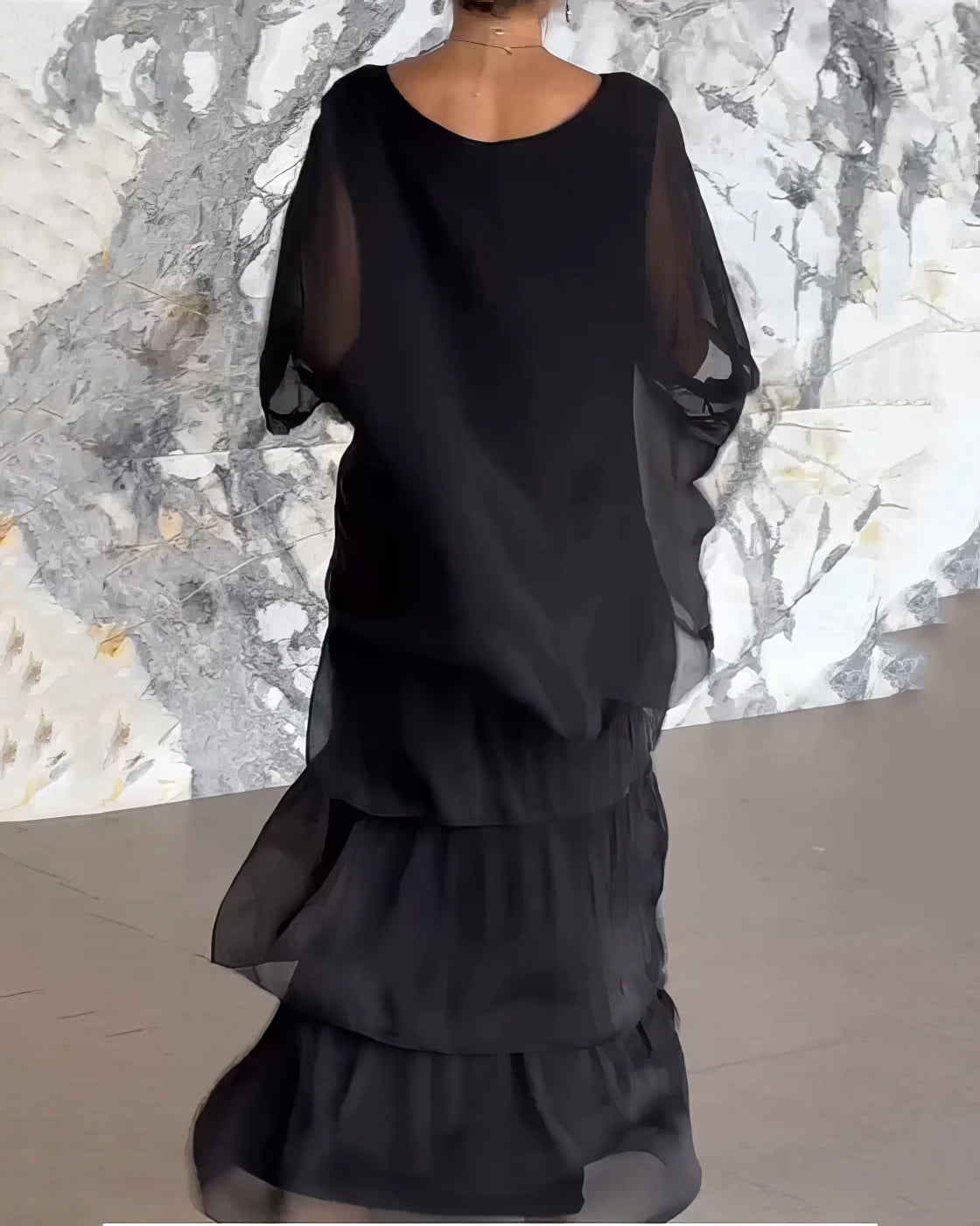 Caroline | Elegante Abito Maxi Confortevole per Tutte le Occasioni