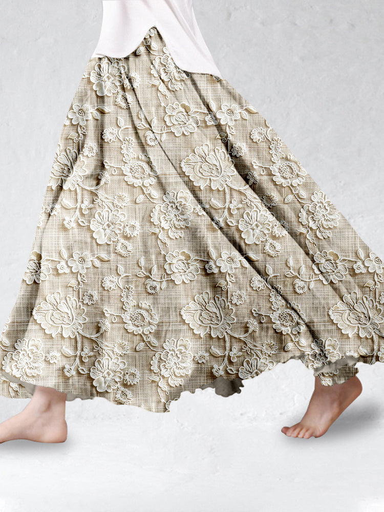 Caliane™ | Gonna in Pizzo Petalo Delicato
