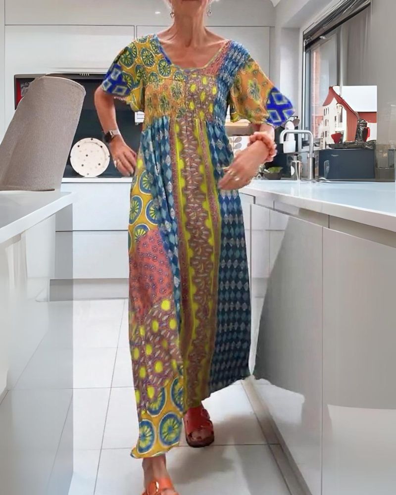 MELANIA | ABITO BOHEMIANO COLORATO
