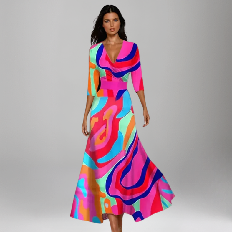 Ella™ | Vestito Maxidress Avvolgente