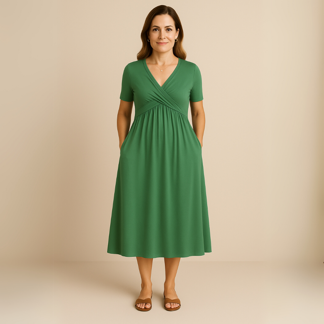 Corazon™ | Abito Midi con Scollatura a V
