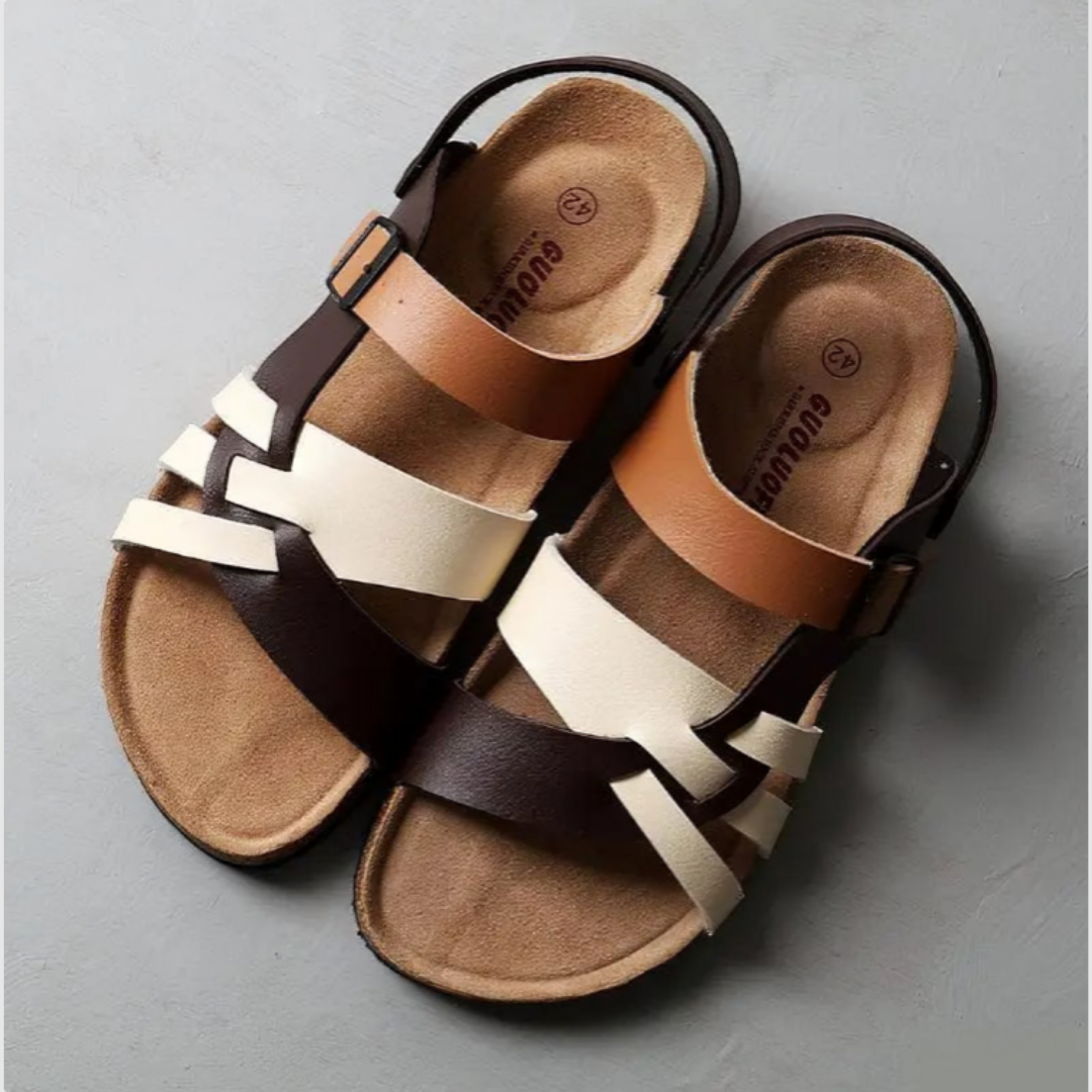 Ottilie™ | Sandali Classici in Pelle con Comfort Ortopedico