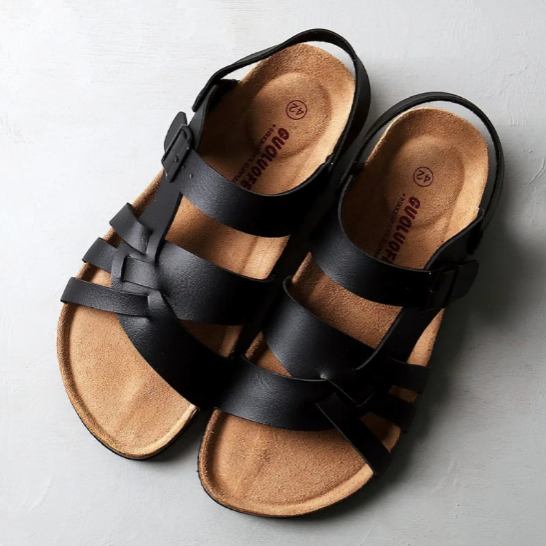 Ottilie™ | Sandali Classici in Pelle con Comfort Ortopedico