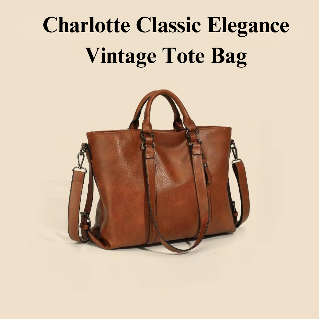 Charlotte | Borsa tote vintage di eleganza classica