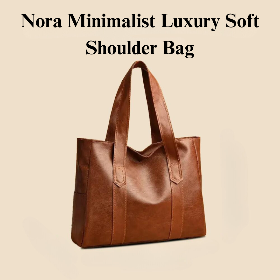 Nora | Borsa a spalla morbida di lusso minimalista