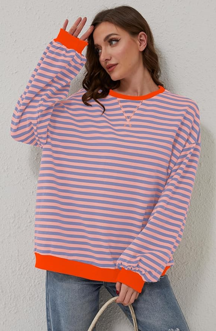Alessia | Maglione Oversize Striato
