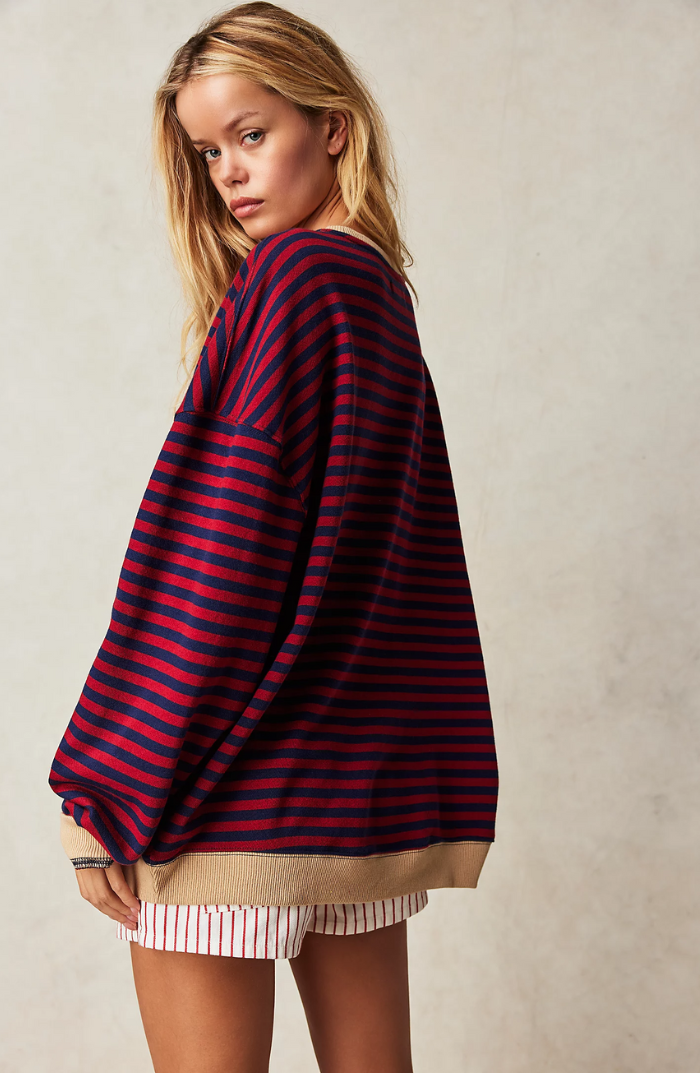 Alessia | Maglione Oversize Striato