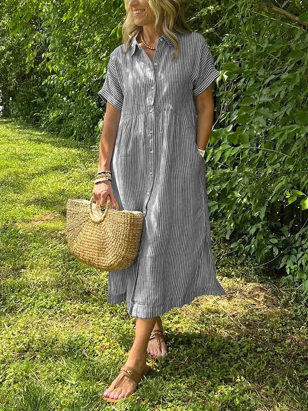 CASSIE | ABITO STRIATO ELEGANTE