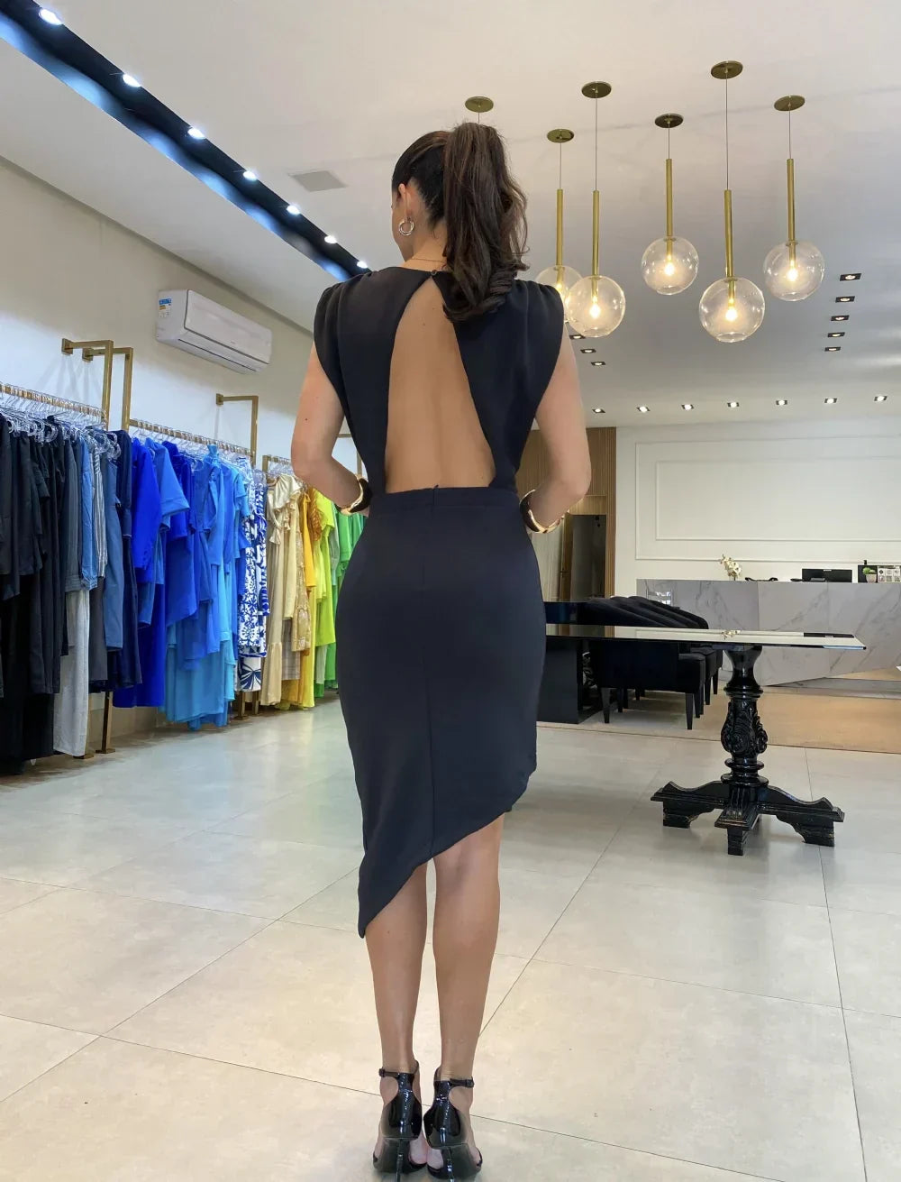 Britty™ | Abito da Cocktail con Orlo a Forma di Tulipano