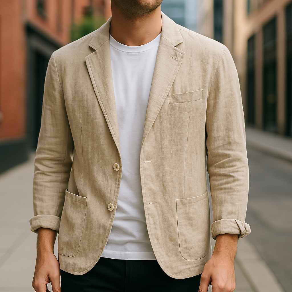 Lorenzo™ | Comodo blazer in cotone