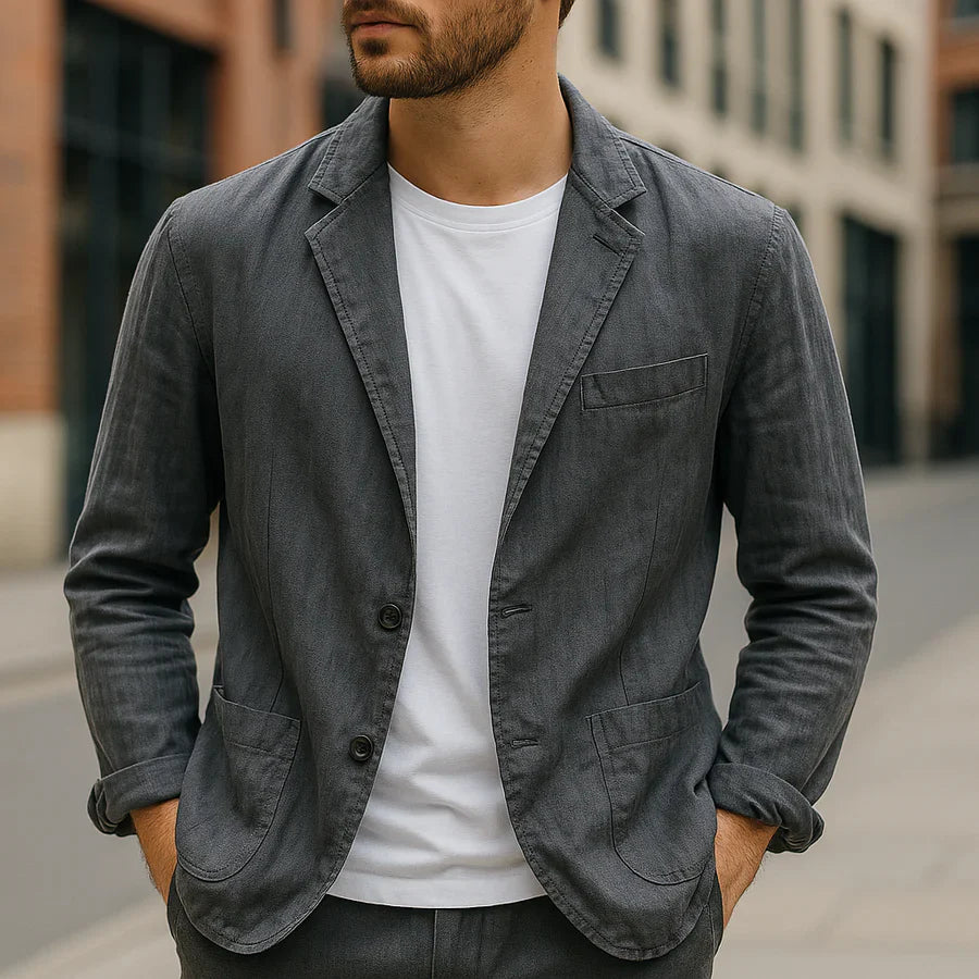 Lorenzo™ | Comodo blazer in cotone