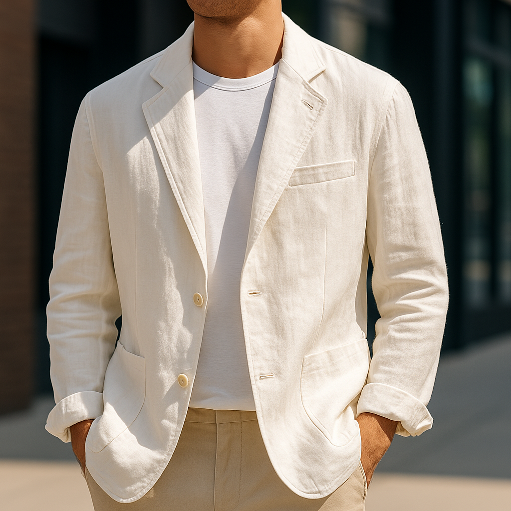 Lorenzo™ | Comodo blazer in cotone