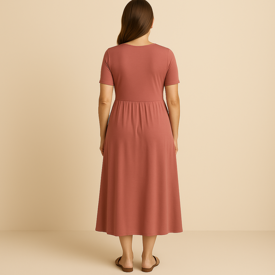 Corazon™ | Abito Midi con Scollatura a V
