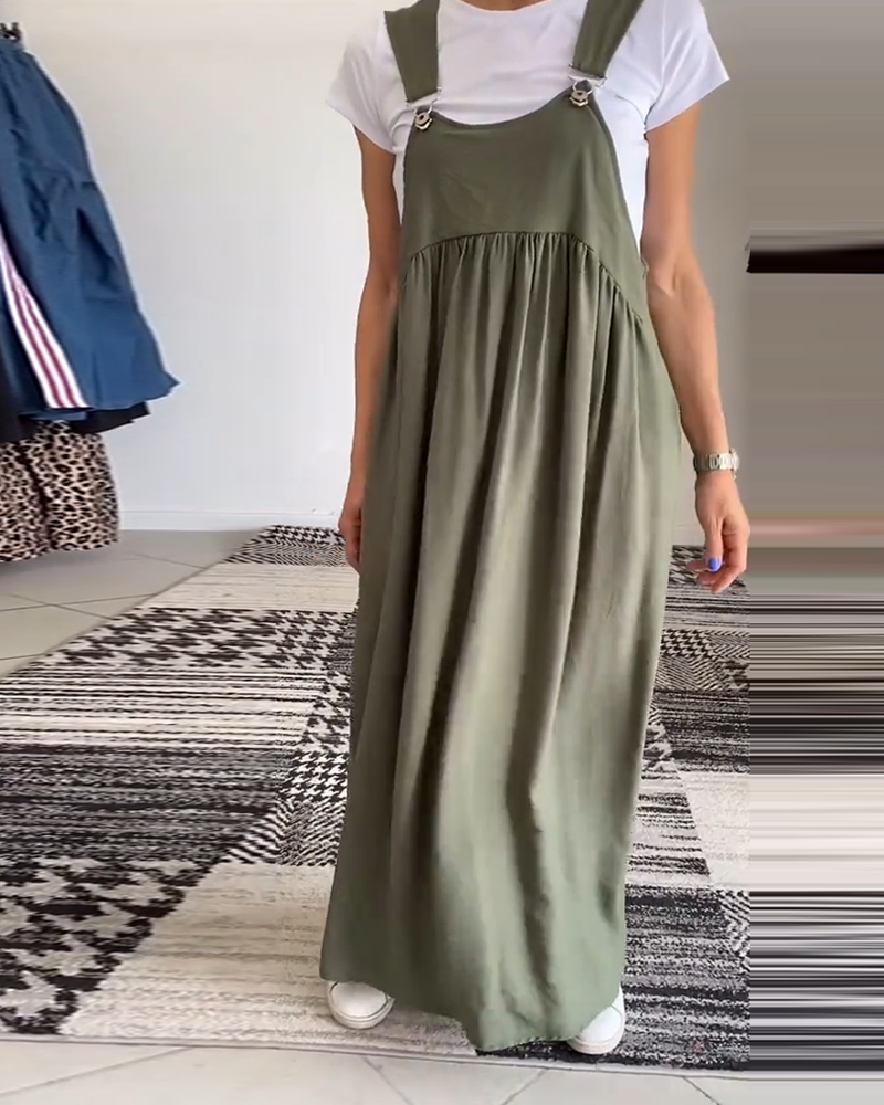 CAMILLE | Vestito Fluido Senza Maniche Casual-Chic