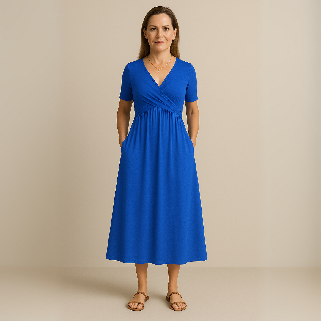 Corazon™ | Abito Midi con Scollatura a V
