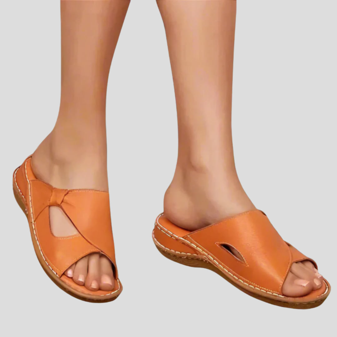 Yvonne™ | Sandali Ortopedici in Pelle Premium