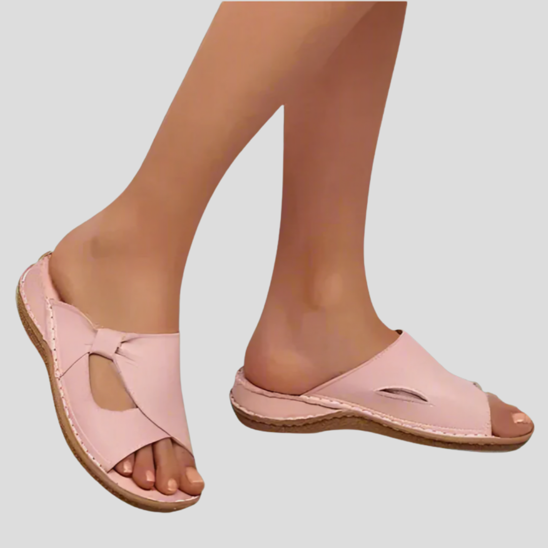 Yvonne™ | Sandali Ortopedici in Pelle Premium