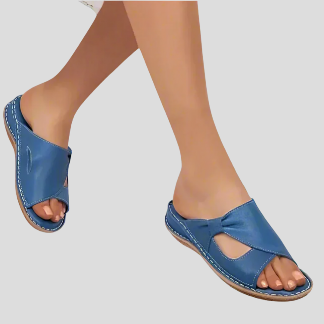 Yvonne™ | Sandali Ortopedici in Pelle Premium