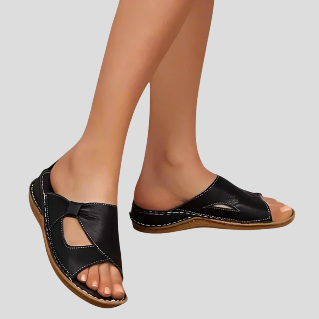 Yvonne™ | Sandali Ortopedici in Pelle Premium