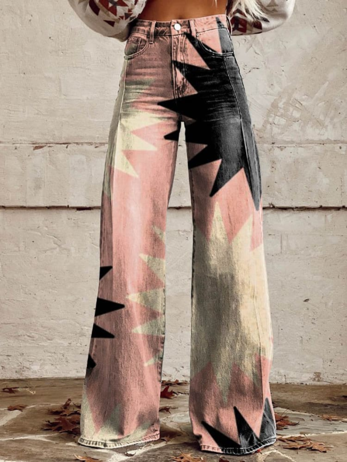 Stella | Pantaloni flare in materiale premium