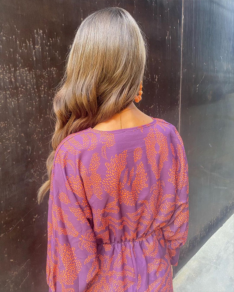Frieda™ | Abito Midi Con Stampa Barocca