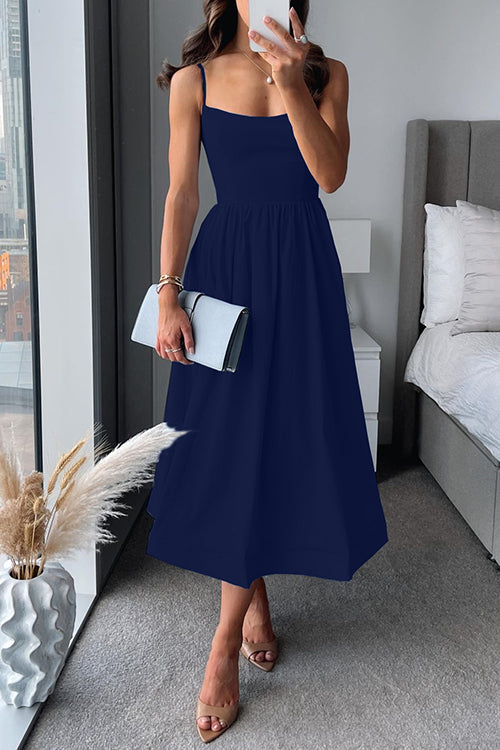 Martina™ | Elegante Midi con Spalline