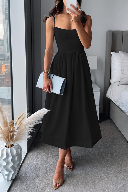 Martina™ | Elegante Midi con Spalline